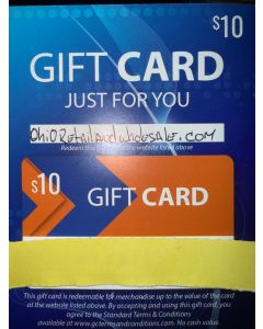 $10.00 GIFT CARD